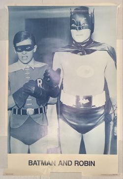 Batman posters, two vintage 1980's