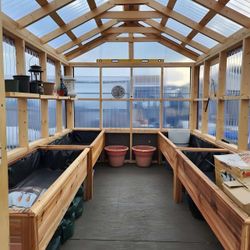 Woodworking Project Outdoor Planter Box Bar Cedar Redwood Custom Beautiful Gorgeous Garden Bed AC unit pool equipment heater cover