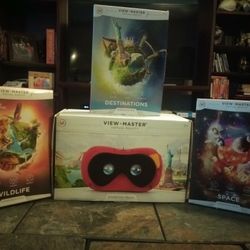 VIEW MASTER VIRTUAL REALITY STARTER PACK & 3 EXPERIENCE PACKS
