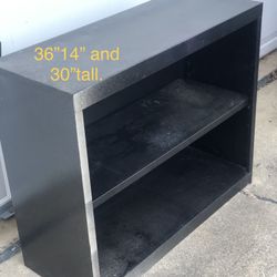 metal shelves 