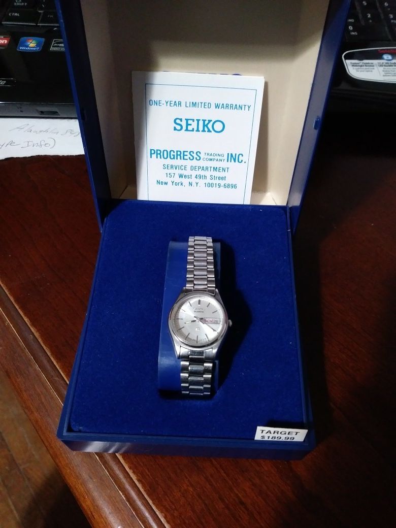 Seiko woman s watch new in box from target for Sale in Little Rock