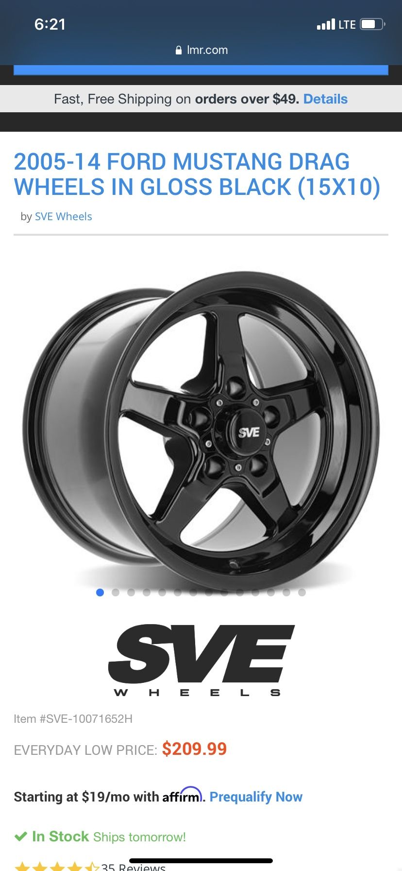 Sve, Drag Wheels