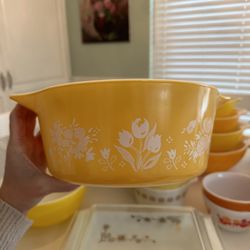 Flower Pyrex Dish 