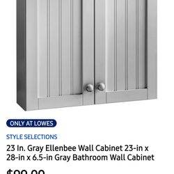 Cabinet - Storage Cabinet - Gray Cabinet - Armario