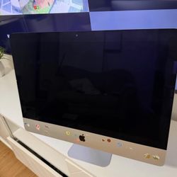 2012 imac 21 Inch 512gb SSD 8ram It has a small crack on the left side it doesn't affect the screen