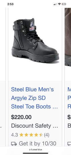 Steel Blue Work Boots