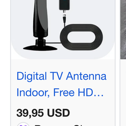 Indoor TV antenna