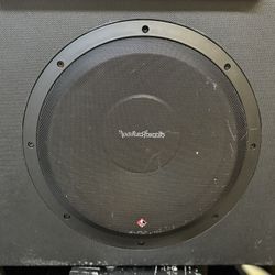 Rockford Fosgate P300-12 300 watt 12” inch  Amplified Subwoofer. 