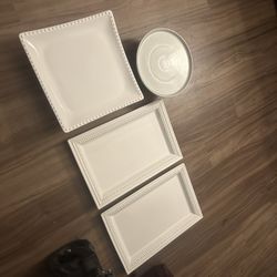 Serving plates and cake stand (BIG MOVEOUT SALE)