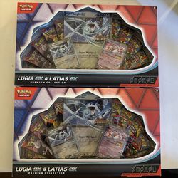 Pokemon TCG cards - Lugia ex & Latias ex premium collection