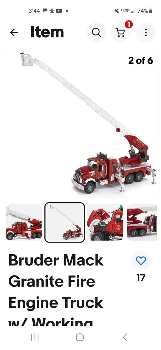 Mack Granite Vintage Fire Truck