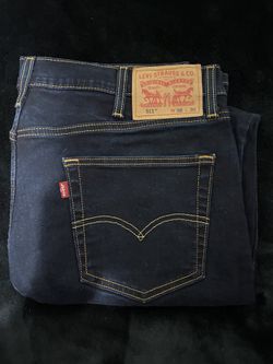 dark wash Levi's 511 Slim Fit jeans