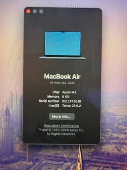 MacBook Air 15-inch M3 2024