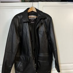 Wilsons Black leather Jacket
