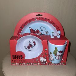 Hello Kitty Kid Plate Set