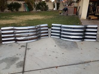 Got two original grilles for sale the one on the left has a few bars that are dented but can be fixed $300 for that one and the one on the right is i