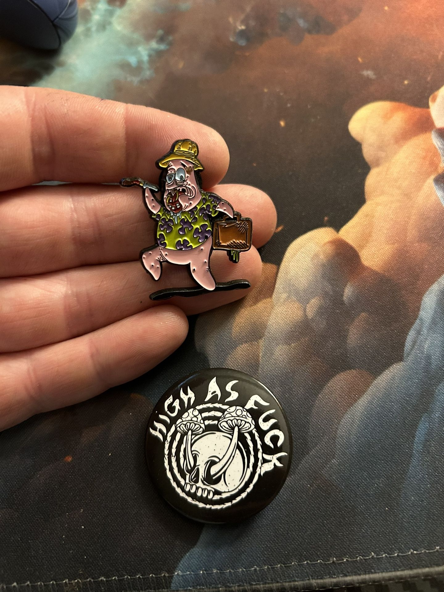 Patrick Star Fear And Lothing Pin!! 