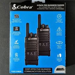 Cobra PX655 Pro Business 2W FRS Two-Way Radios (Brand New)