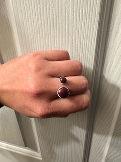 Sterling Silver - Purple Spiny Oyster Ring size 8