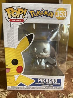 Funko Pop! Games: Pokemon - Pikachu (Metallic Silver) #353
