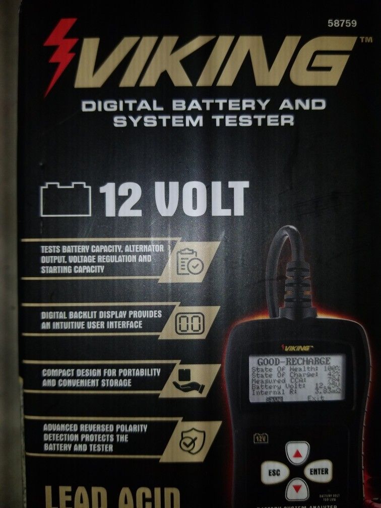 Viking digital battery and System Tester