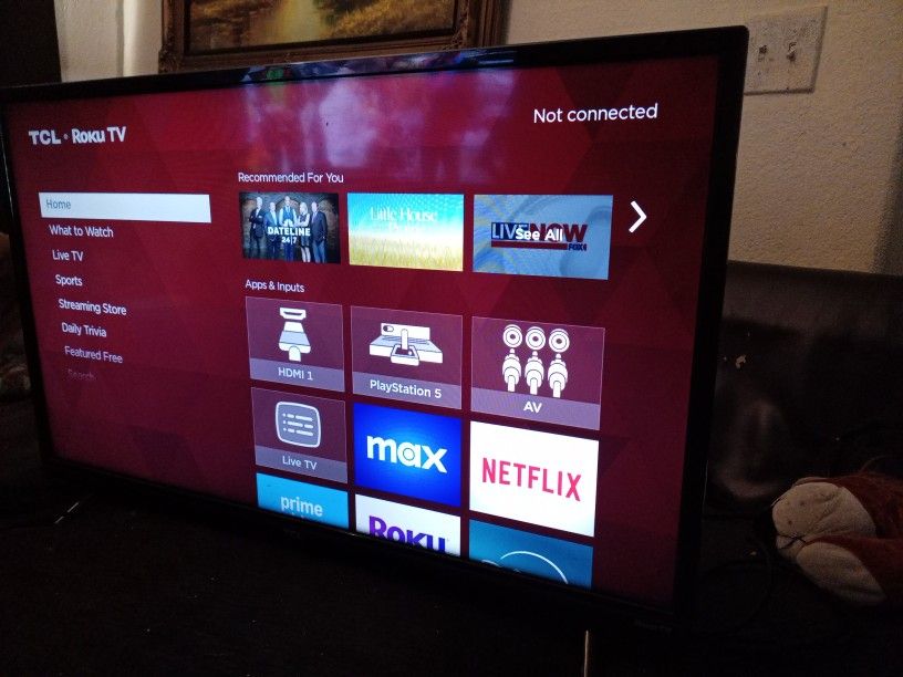 TCL 32" Roku Smart TV – Model 32S327