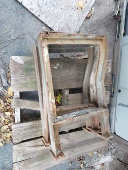 Antique Cast Iron Machine Legs