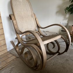 Rustic Bentwood Rocking Chair