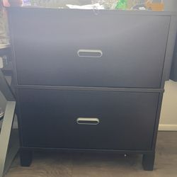 Free Mahogany Wooden Filing Cabinet - Must Be Picked Up