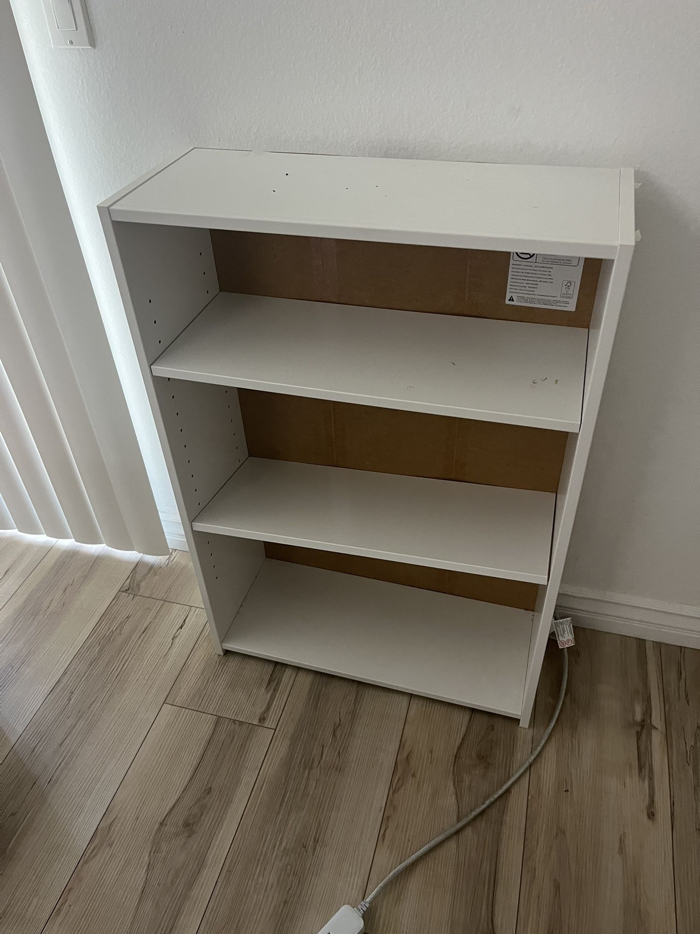 White Book Shelf