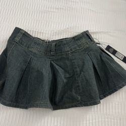 Fashion Nova Denim Skirt 