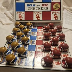 USC VS UCLA CHECKERS BOARD GAME 