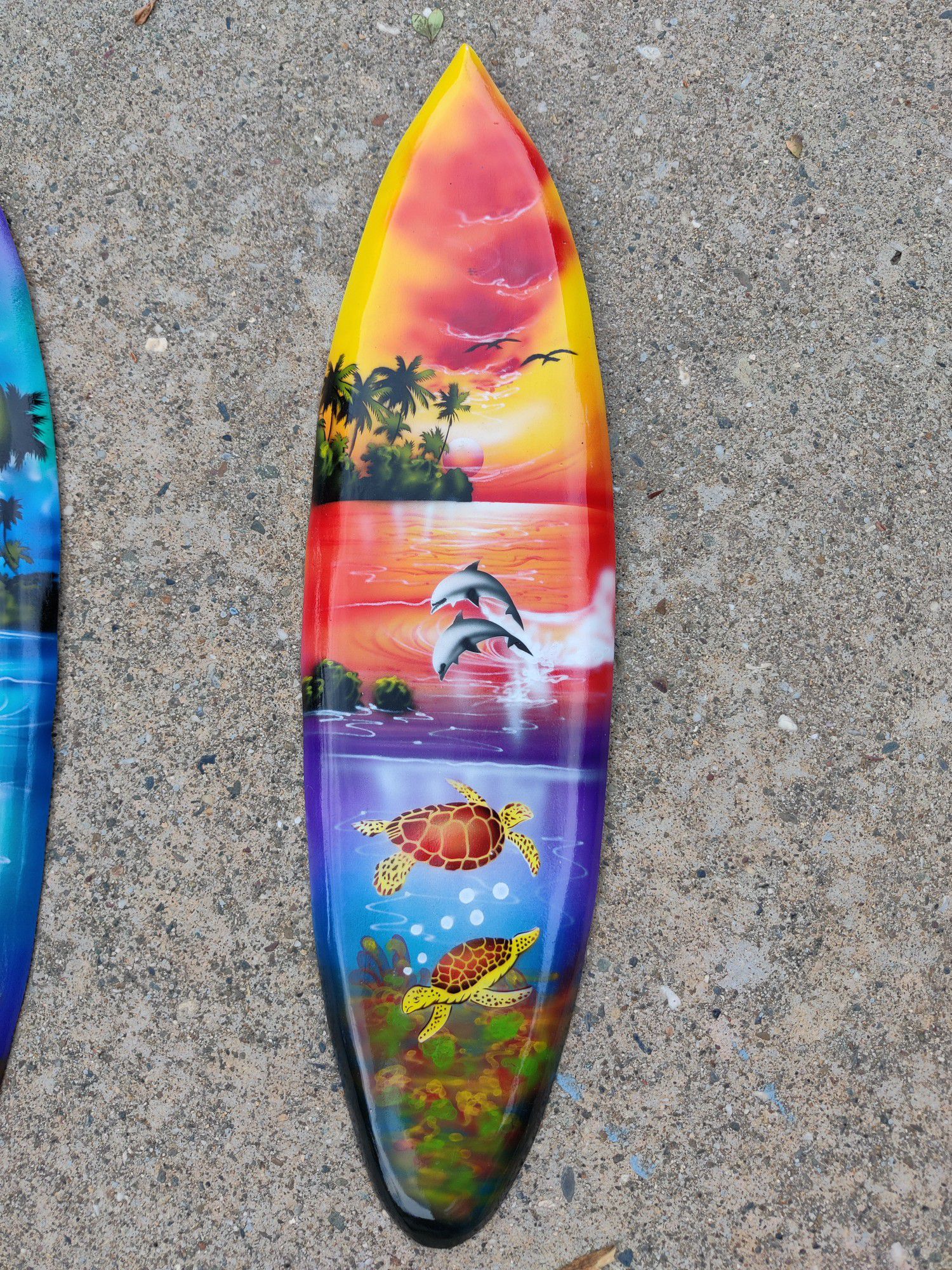 Tiki Surfboard Airbrushed