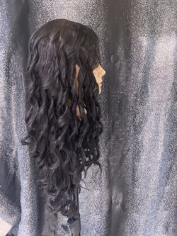 Wig for women Wavy Fluffy Black BRAND NEW