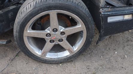 Corvette Rims The Set All 4 Tires With Rims