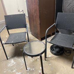 Bistro Chairs with Table