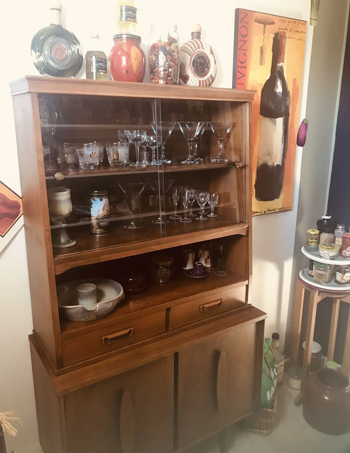 Garrison Antique China Cabinet