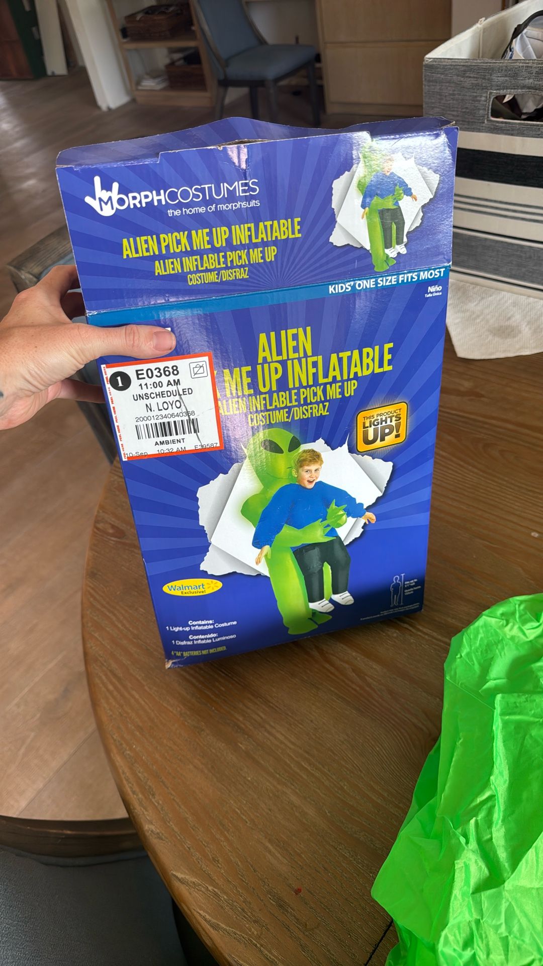 Alien Blowup Costume