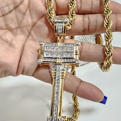 I Deliver I Ship 14k Gold Plated Chain Set
