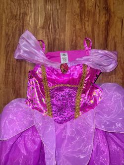 Girls SZ 13 Disney Parks Disneyland Bibbidi Bobbidi Boutique Aurora Costume Dres