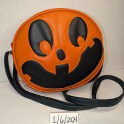 Love Pain and Stitches Handmade crossbody pumpkin bag