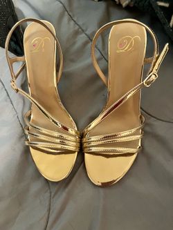 Gold heels