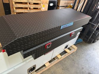 WEATHER GUARD 137-52-04 SADDLE BOX, Crossover; Single Lid; Powder Coated; Textured Matte Black; Aluminum; 20 In L x 62 In W x 18 In H