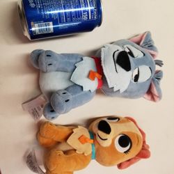 Lady And The Tramp Plushies 