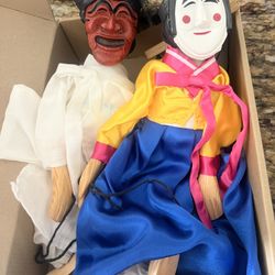 Hahoe Mask(traditional Korean Mask) Puppets