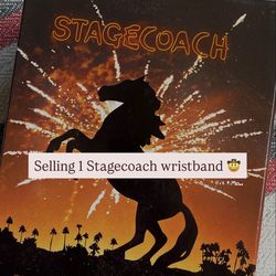 Stagecoach Wristband