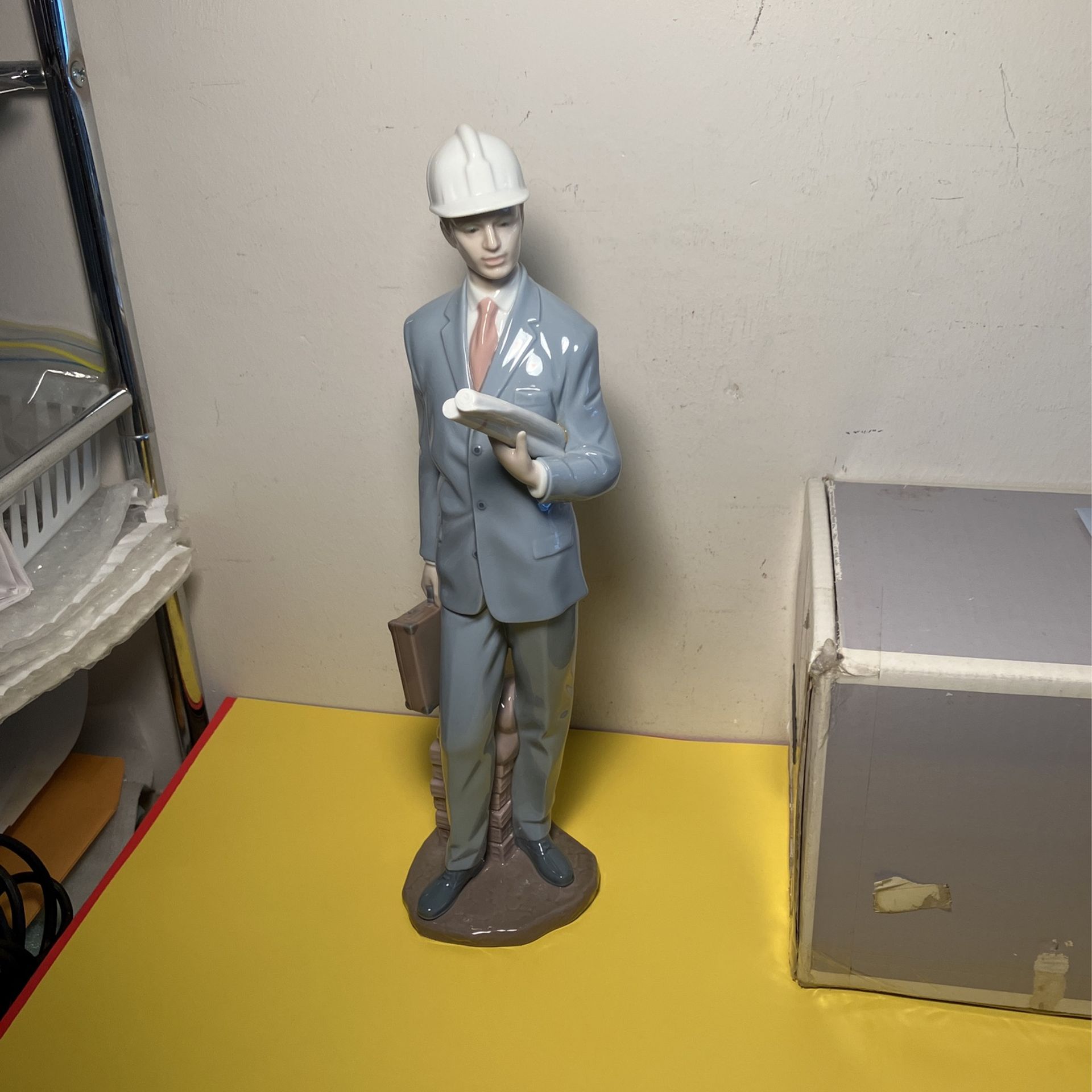 Rare Lladro “Architect” # 6320 Figurine Made In Spain With Box