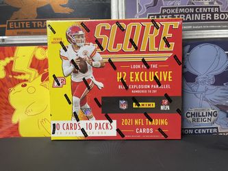 2021 Panini Score H2 Hybrid Football Hobby Box