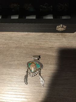 Royston turquoise pendant