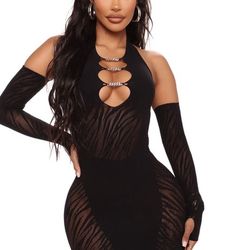 Mesh Mini Dress ! Size OS 